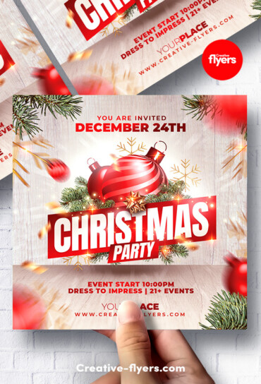 Bright Holiday Event Flyer (2) Holiday Event Flyer to download