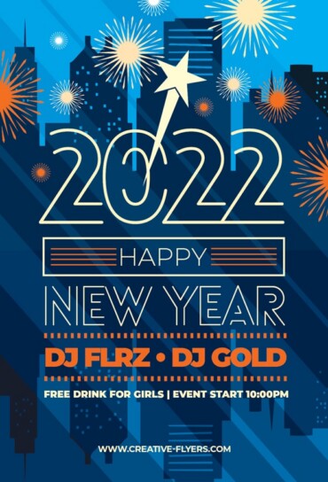 New Year Flyer Design 32(2) New Year Flyer Design