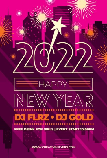 New Year Flyer Design 32(3) New Year Flyer Design