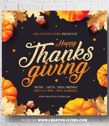 Thanksgiving Flyer template