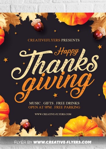 Thanksgiving Flyer template
