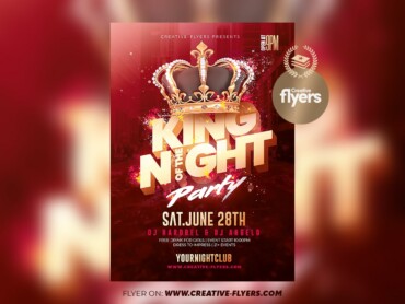 King of the Night Flyer Design (2) King of the Night Flyer Design