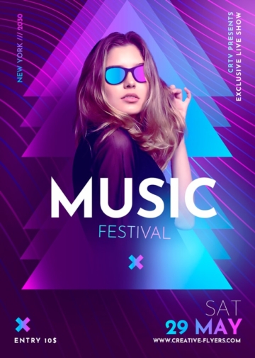 Music Festival Flyer Design