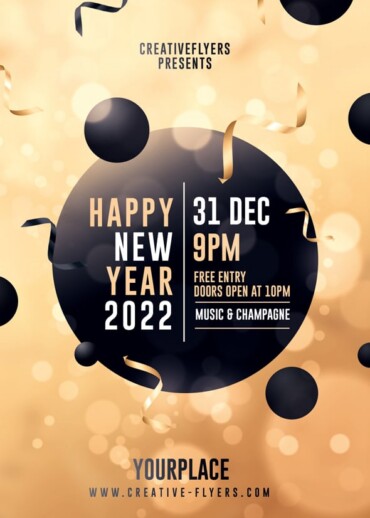 New year's eve Invitation Flyer