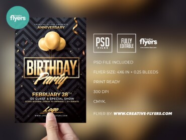 Birthday Psd Flyer 3 Birthday Psd Flyer
