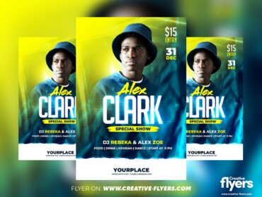 Dj Night Club Party Flyer 2 Dj Night Club Party Flyer