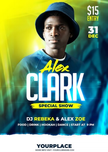 Dj Night Club Party Flyer