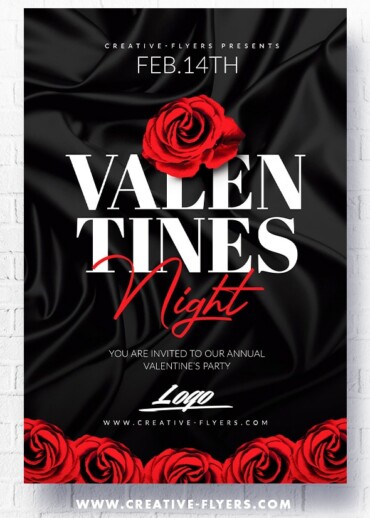 Invitation Flyer for Valentine's Day