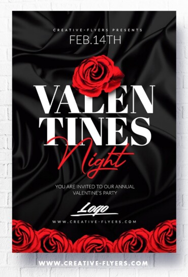 Invitation Flyer for Valentine's Day