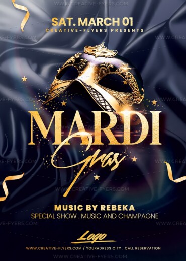 Mardi Gras Templates Package