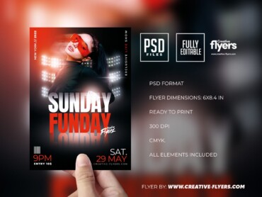 Nightclub Party Flyer template