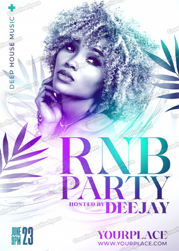Vibrant RNB flyer template