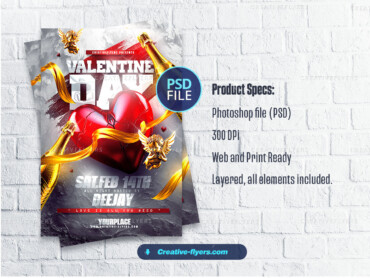 Romantic Valentine's Day Flyer (3)