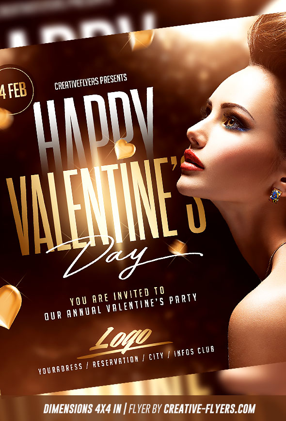 Valentine's Day flyer