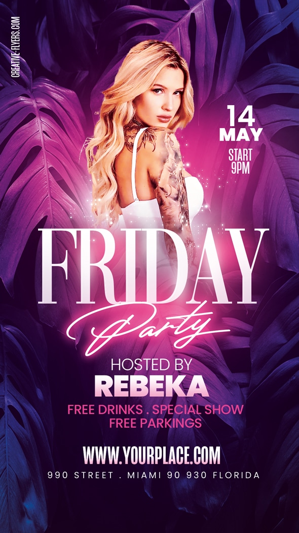 Friday Party Flyer