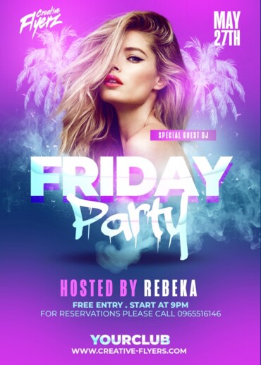 Guest Dj Party Flyer