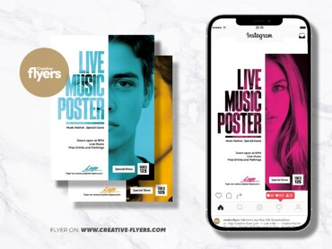 Music Posters cover 2 Creative Music Posters