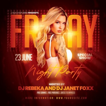 Night Club Party Psd Flyer