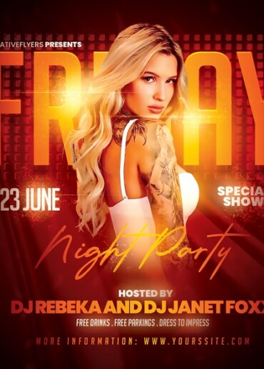 Night Club Party Psd Flyer