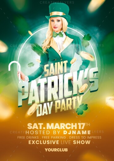 Saint Patrick's Day Party Flyer