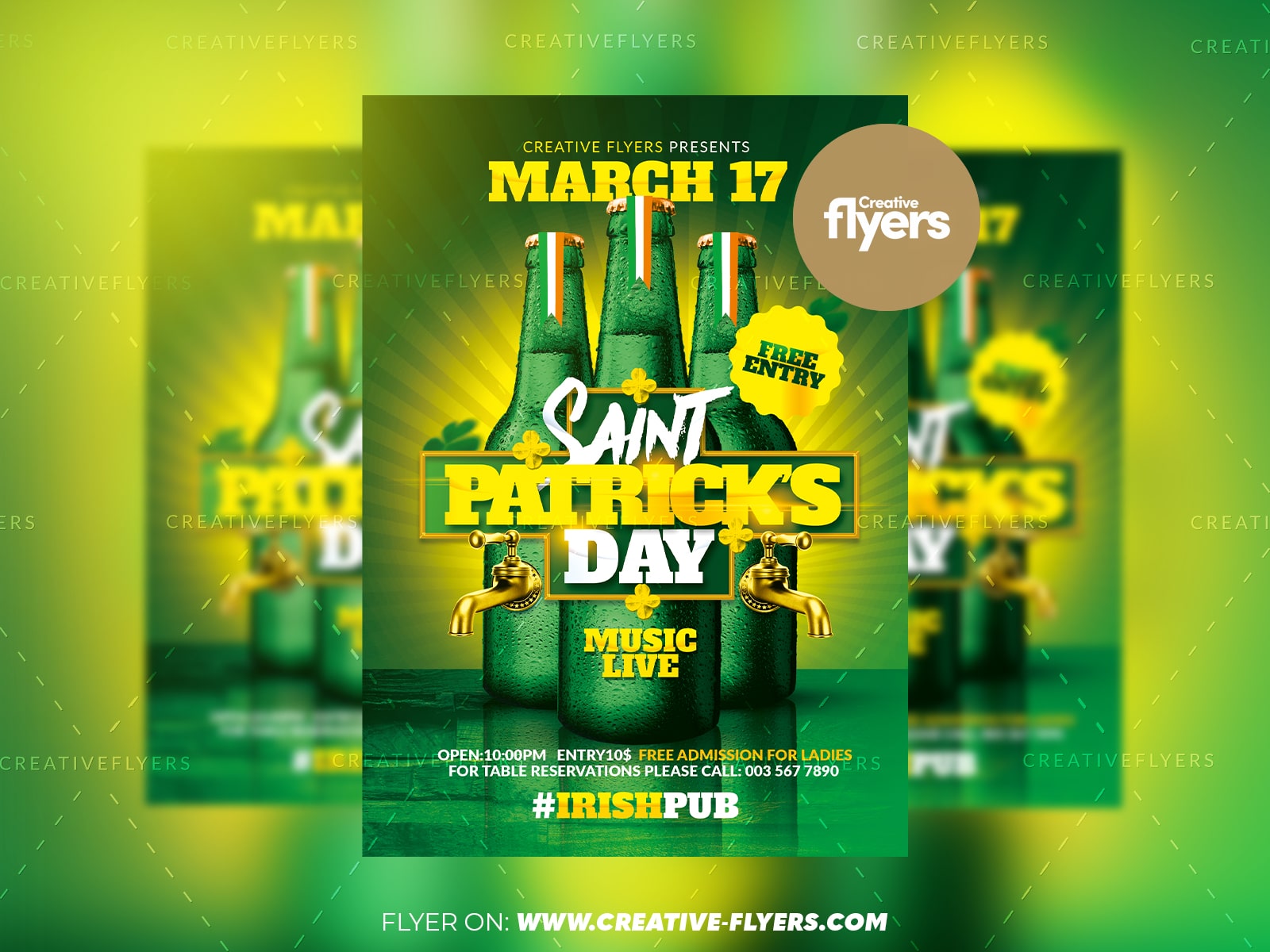 St Patricks Flyer Template St Patricks Flyer Template