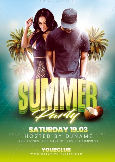 Summer Party Flyer Template