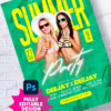 Bold Summer Party Flyer Design