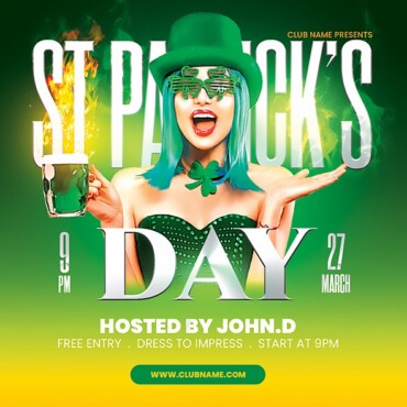 St. Patrick's Day Flyer Design