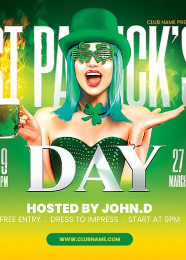 St. Patrick's Day Flyer Design