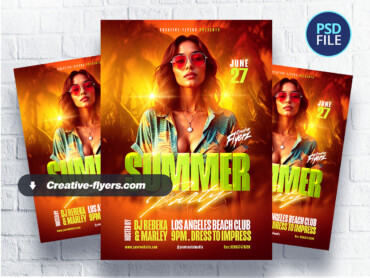 Sunset vibes Summer Party (2) Summer Party flyer