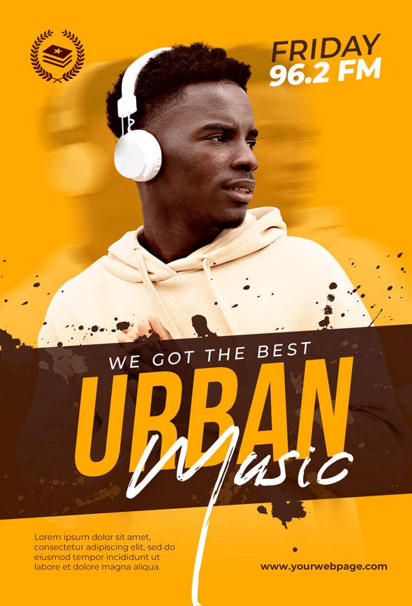 Urban Music Free Flyer Template