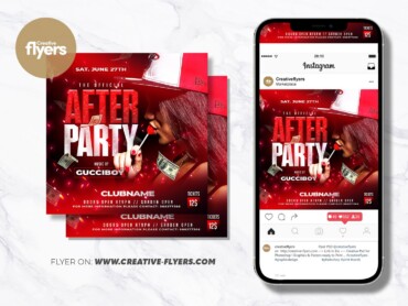 After Party Flyer Template (2) After Party Flyer Template