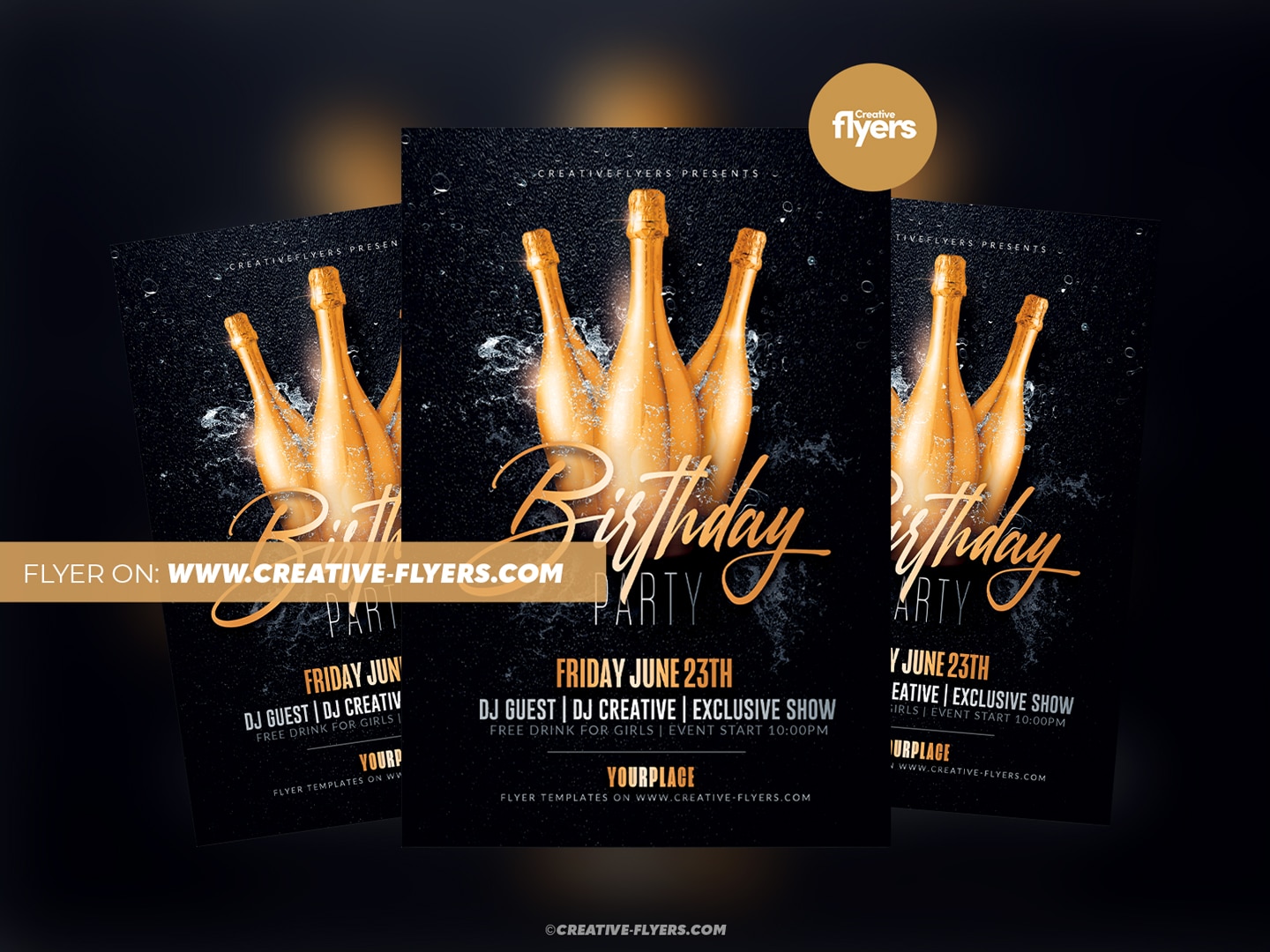 Birthday Party Flyer PSD Birthday Party Flyer PSD