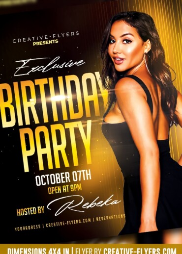 Birthday Party Flyer