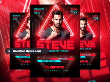 DJ Party Flyer Template (2) DJ Flyer Template