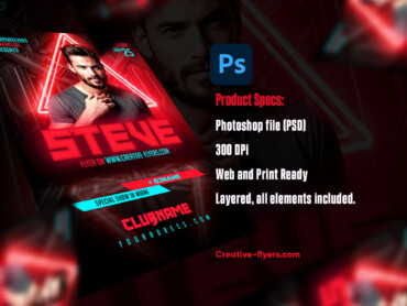 DJ Party Flyer Template (3) DJ Flyer Template