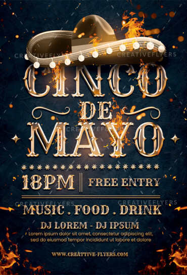 Cinco De Mayo Flyer