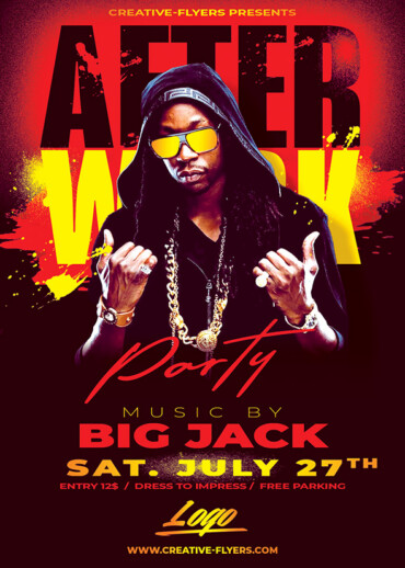 Hip Hop Party Flyer template