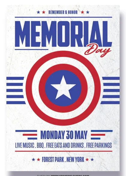 Memorial Day Flyer