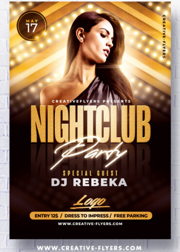 Club Party PSD Flyer