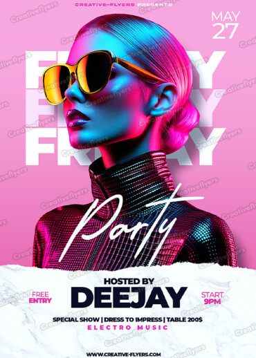 Digital Nightclub Promotion Art