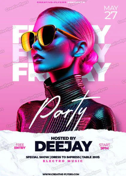 Digital Nightclub Promotion Art