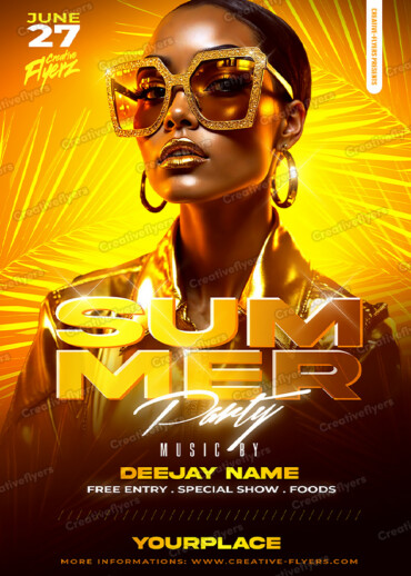 Bold Summer Vibes Flyer