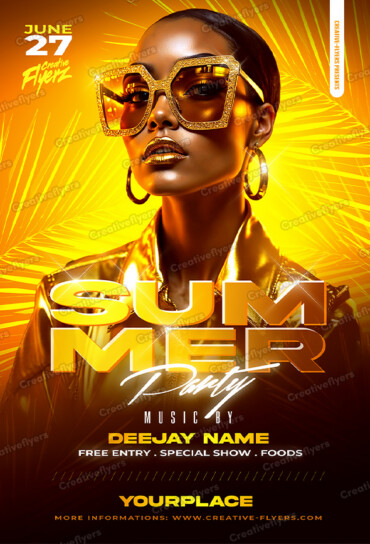 Bold Summer Vibes Flyer