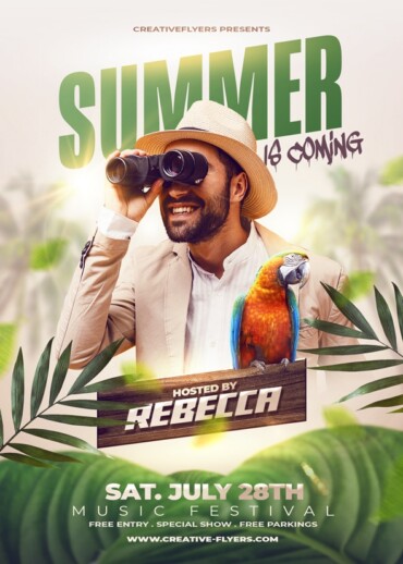 Tropical Summer Party Flyer