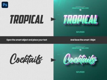 Tropical Text Effects