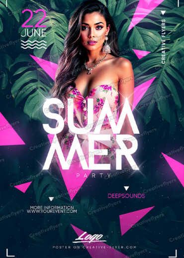 Tropical Flyer Design to download