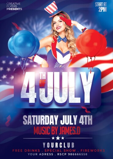 4th July Party Flyer