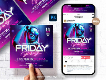 Editable Night Club Flyer (3)