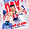 Bold Independence Day Party Flyer